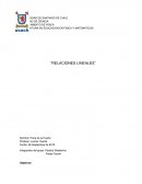 Reconocer y representar gráficamente relaciones lineales entre dos cantidades físicas