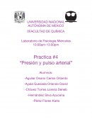 Practica #4 “Presión y pulso arterial”
