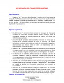 IMPORTANCIA DEL TRANSPORTE MARÍTIMO