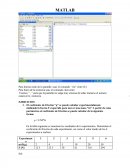 MATLAB ejerccios