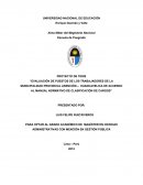 Gestión de recursos humanos en la municipalidad de ascensión