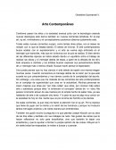 Arte Contemporáneo