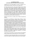 LA RELIGIÓN COMO UNA FORMA DE LIMITACIÓN HUMANA