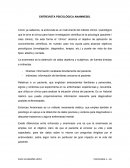 ENTREVISTA PSICOLÓGICA ANAMNESIS.