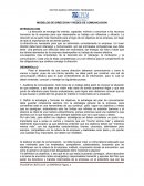 MODELOS DE DIRECCION Y REDES DE COMUNICACION
