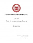 Entrevista a profesional