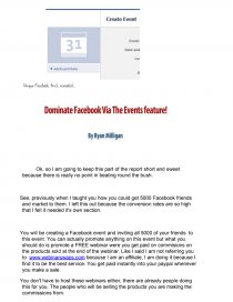 Facebook Event Conversions. Página 1