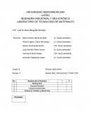 LABORATORIO DE TECNOLOGÍA DE MATERIALES