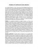 PROMESA DE COMPRAVENTA BIEN INMUEBLE
