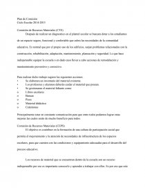 Comsion de recursos materiales CTE. Página 1