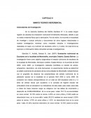 MARCO TEORICO REFERENCIAL Antecedentes de Investigación