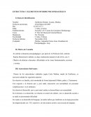 ESTRUCTURA Y ELEMENTOS INFORME PSICOPEDAGÓGICO