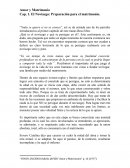 Amor y Matrimonio,Cap. 1. El Noviazgo