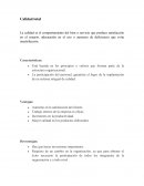 Calidad total desarrollo organizacional