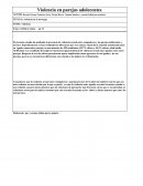 Violencia en el noviasgo