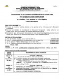 CRONOGRAMA DE ACTIVIDADES ACADÉMICAS DE LA ASIGNATURA