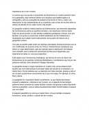 Importancia de la geografia. Importancia en el ser humano