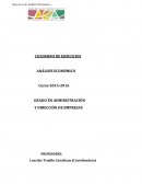 CUADERNO DE EJERCICIOS ANÁLISIS ECONÓMICO