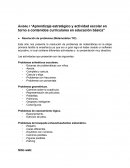 Ámbito I “Aprendizaje estratégico y actividad escolar en torno a contenidos curriculares en educación básica”