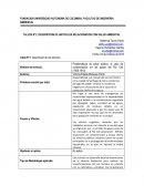 TALLER N°2. DESCRIPCION DE ARTICULOS RELACIONADOS CON SALUD AMBIENTAL