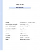 Hoja De Vida Cristina