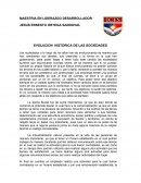 Evolución histórica de la sociedades