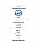 Criterio de evaluacion