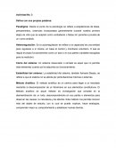 Defina con sus propias palabras: Cominidad