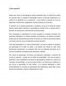 Teoría de aprendizaje significativo