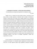LA PROPUESTA DE VIGOTSKY: LA PSICOLOGIA SOCIO-HISTORICA