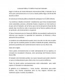 La Deuda Pública Y El Déficit Fiscal De El Salvador.