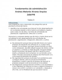 Fundamentos de administración Tarea 3. Página 1