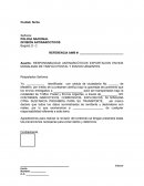 Carta de Responsabilidad
