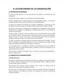 EL AUTORITARISMO DE LA COMUNICACIÓN