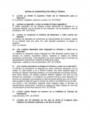 Cuestionario sistema de administracion publica federal