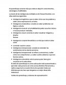 El aprendizaje consiste más que nada en adquirir conocimientos, estrategias o habilidades