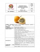 Ficha técnica granadilla