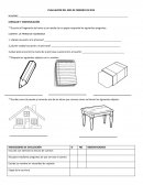 EVALUACIÓN DEL MES DE FEBRERO LENGUAJE Y COMUNICACIÓN