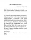 Tu mente tiene el control
