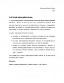 La cultura organizacional implica tres cosas