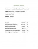 Actividad Integradora Español