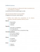 Analisis de la lectura Afecta serl el primogenito