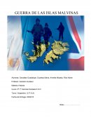 GUERRA DE LAS ISLAS MALVINAS