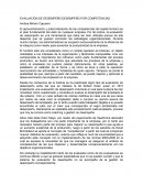 EVALUACIÓN DE DESEMPEÑO POR COMPETENCIAS