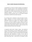 Organizacion empresarial