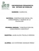 Construccion del conocimiento cientifico