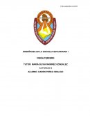 ENSEÑANZA EN LA ESCUELA SECUNDARIA I