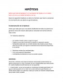 Hipotesis sobre crecicmiento de frijoles en algodon