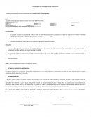 Convenio de prestacion de servicios