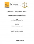 NULIDAD DE ACTO JURIDICO